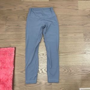 Lululemon align size 6 ‘25 inch high rise leggings, color Chambray